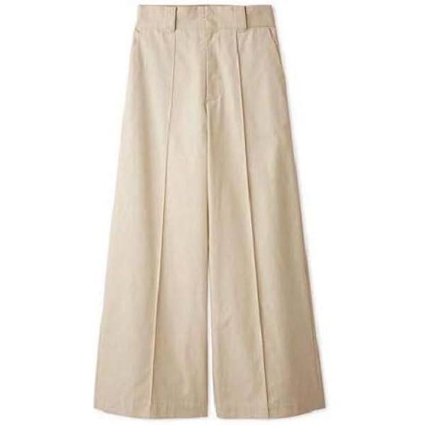 Amazon | [フレイ アイディー] ナローベルトハイウエストワイドパンツ